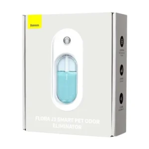Baseus Home for Pet Flora J1 Neutralizator de mirosuri pentru animale, Durată de viață a bateriei de 30 de zile, 1500 mAh, Alb