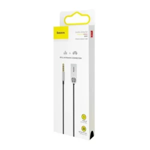 Adaptor Baseus Converter BA01 USB + Wireless la Jack 3.5mm, Negru (CABA01-01)