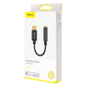 Adaptor Baseus Converter L54 Type-C Male la 3.5mm Female, Black
