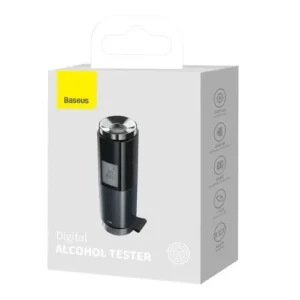 Baseus Alcooltest Alcool Breathless Series, PD 5V (cu cablu USB - Type-C 1m), Negru (CRCX-01), Negru