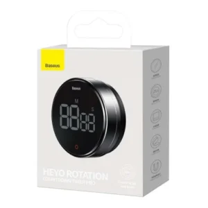 Baseus Home Heyo Pro cronometru cu rotație Gri Închis (FMDS000013), Gri Închis