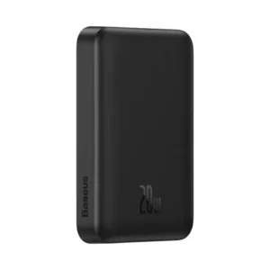 Baseus Power Bank Magnetic Mini Wireless Încărcare Rapidă (Cu Xiaobai Type-C la Type-C 60W(20V/3A) 0.5m) MagSafe 15W / PD 20W, 10000 mAh, Negru