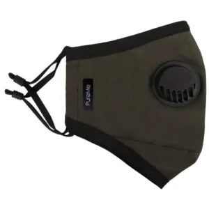 PureMe Mască Reutilizabilă / Ajustabilă Bumbac 2 buc Filtre N95 în interiorul pachetului, Olive