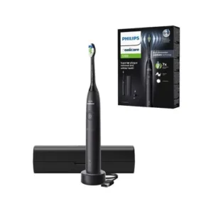 Philips Periuță de dinți electrică Sonicare Seria 5300 cu husă HX7101/02, Negru EU