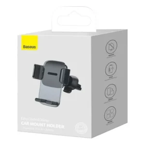 Baseus Suport Auto Easy Control Clamp Holder (Versiune Gura de Aerisire) , Negru (SUYK000101)