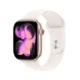 Apple Watch Series 11 (2025) GPS 46mm, Rose Gold, Carcasă Aluminiu, Curea Sport Light Blush M/L EU MEV74