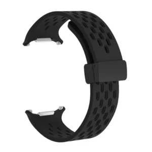 Galaxy Watch Ultra brățară perforată magnetică, 24mm, Negru