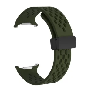 Galaxy Watch Ultra, curea silicon perforata, 24mm, Negru