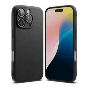Ringke iPhone-16-Pro-Max husa, subțire TPU, Onyx black