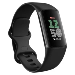 FitBit Charge 6 Advanced Fitness and Health Tracker, urmărire activitate, monitorizare sănătate, Obsidian